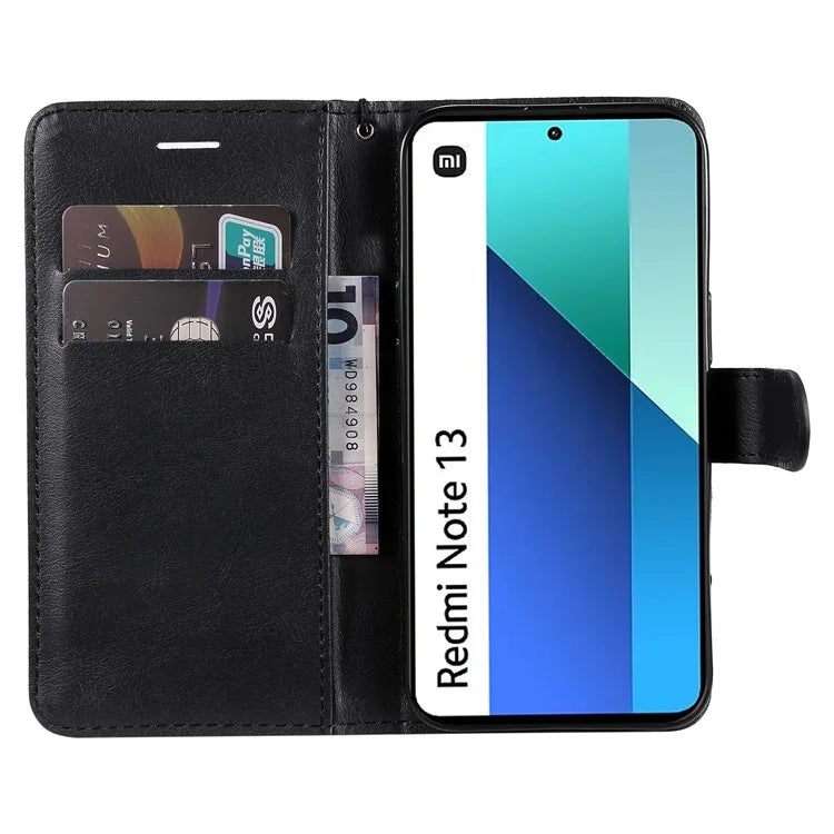KT Leather Series-2 for Xiaomi Redmi Note 13 4G Leather Case Solid Color Phone Cover