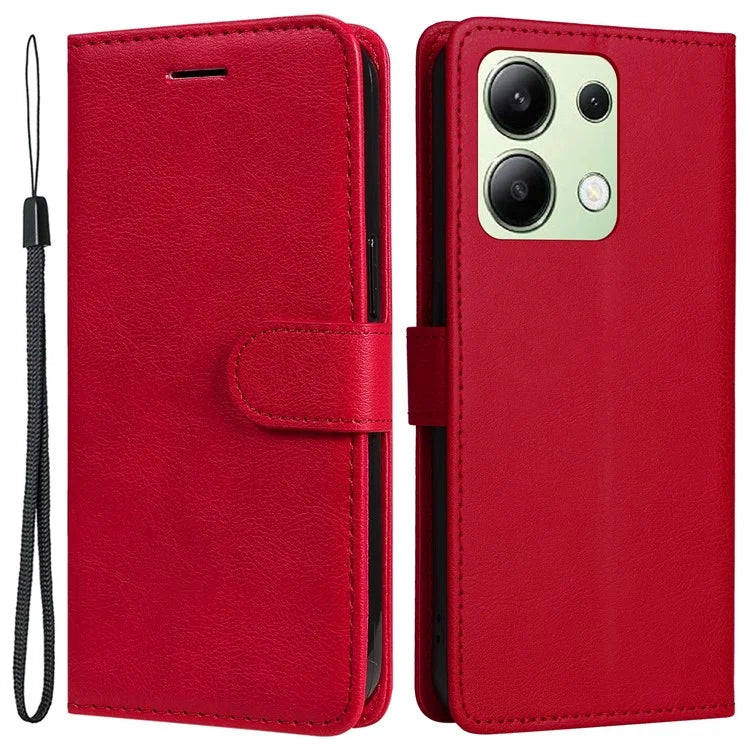 KT Leather Series-2 for Xiaomi Redmi Note 13 4G Leather Case Solid Color Phone Cover