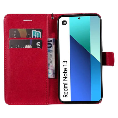KT Leather Series-2 for Xiaomi Redmi Note 13 4G Leather Case Solid Color Phone Cover
