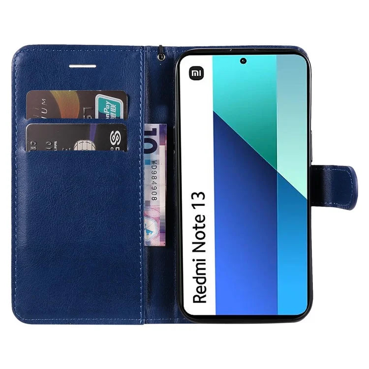 KT Leather Series-2 for Xiaomi Redmi Note 13 4G Leather Case Solid Color Phone Cover
