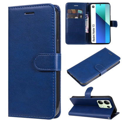 KT Leather Series-2 for Xiaomi Redmi Note 13 4G Leather Case Solid Color Phone Cover