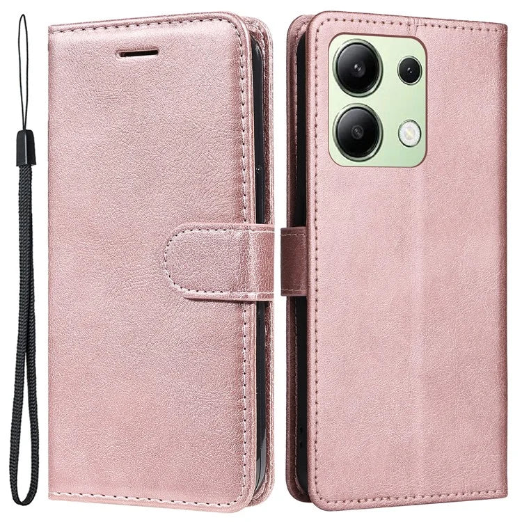 KT Leather Series-2 for Xiaomi Redmi Note 13 4G Leather Case Solid Color Phone Cover