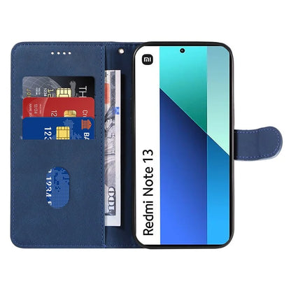 For Xiaomi Redmi Note 13 4G Case Leather Phone Cover with Wallet Card Slots