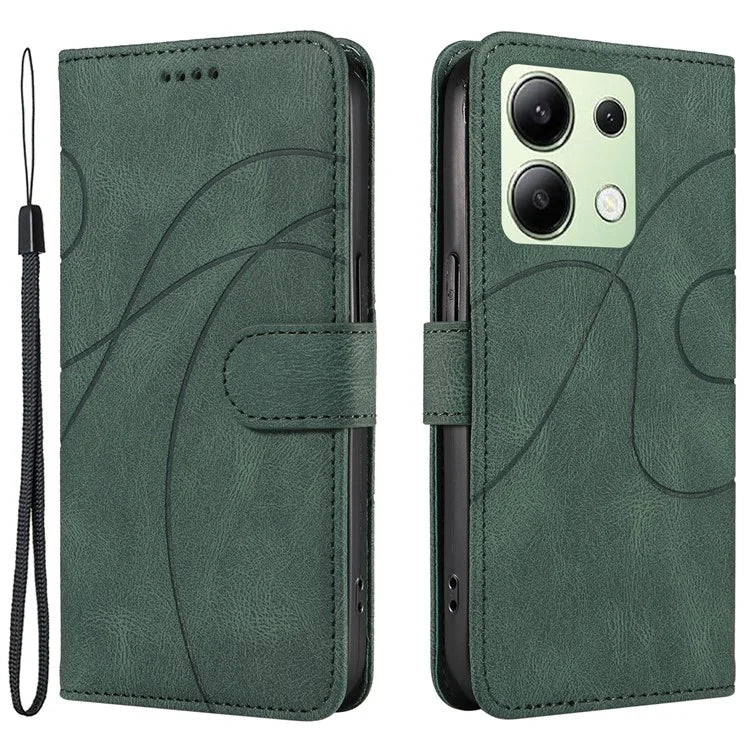 For Xiaomi Redmi Note 13 4G Case Leather Phone Cover with Wallet Card Slots