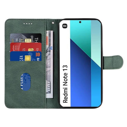 For Xiaomi Redmi Note 13 4G Case Leather Phone Cover with Wallet Card Slots