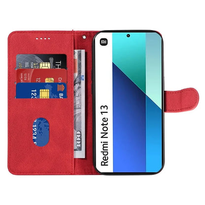 For Xiaomi Redmi Note 13 4G Case Leather Phone Cover with Wallet Card Slots
