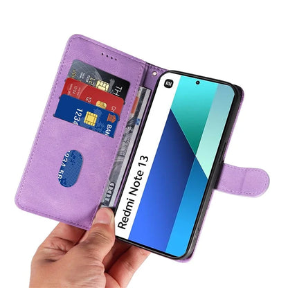 For Xiaomi Redmi Note 13 4G Case Leather Phone Cover with Wallet Card Slots