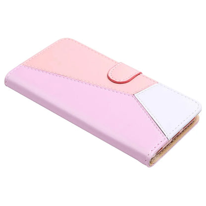 For Samsung Galaxy A55 5G Cover Three-color Splicing Leather Wallet Phone Case