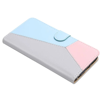 For Samsung Galaxy A55 5G Cover Three-color Splicing Leather Wallet Phone Case