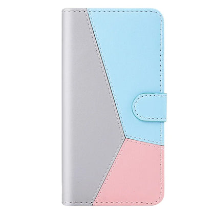 For Samsung Galaxy A55 5G Cover Three-color Splicing Leather Wallet Phone Case