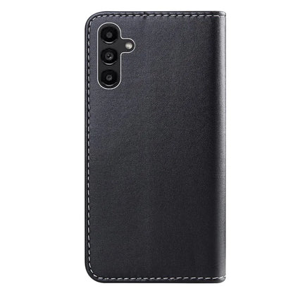 For Samsung Galaxy A55 5G Cover Three-color Splicing Leather Wallet Phone Case