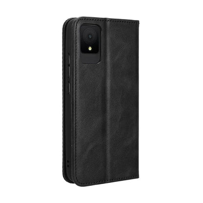 For TCL 502 Case Retro PU Leather Phone Cover Wallet Magnetic Closing