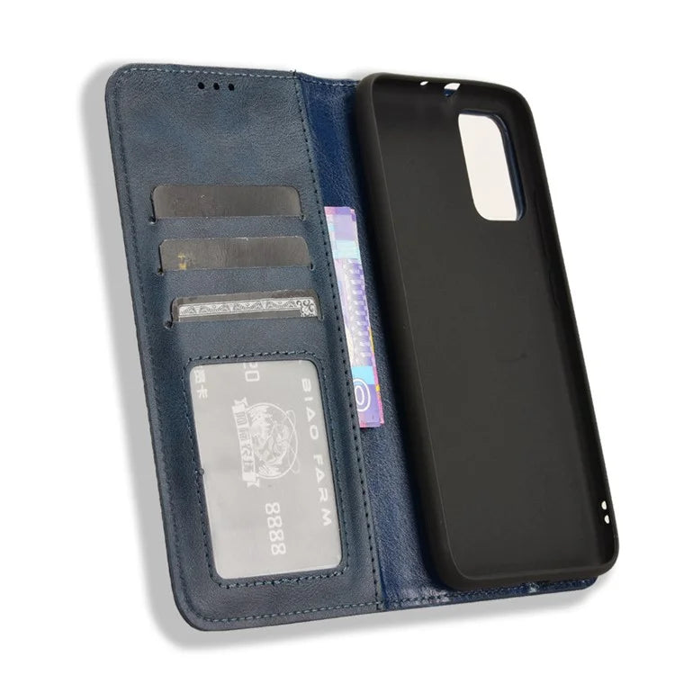 For TCL 502 Case Retro PU Leather Phone Cover Wallet Magnetic Closing