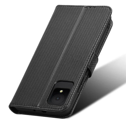 For TCL 502 Diamond Texture Leather Case Stand Wallet Phone Cover