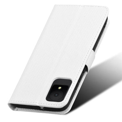For TCL 502 Diamond Texture Leather Case Stand Wallet Phone Cover