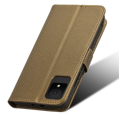 For TCL 502 Diamond Texture Leather Case Stand Wallet Phone Cover