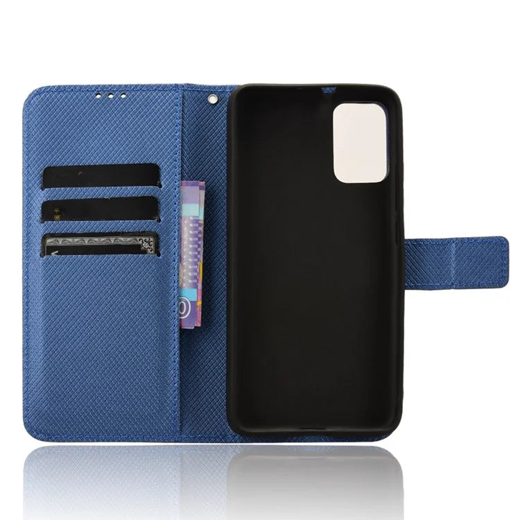For TCL 502 Diamond Texture Leather Case Stand Wallet Phone Cover