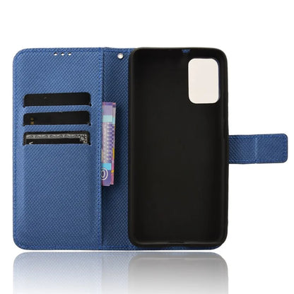 For TCL 502 Diamond Texture Leather Case Stand Wallet Phone Cover