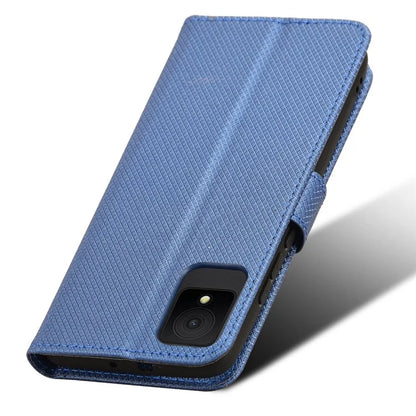 For TCL 502 Diamond Texture Leather Case Stand Wallet Phone Cover