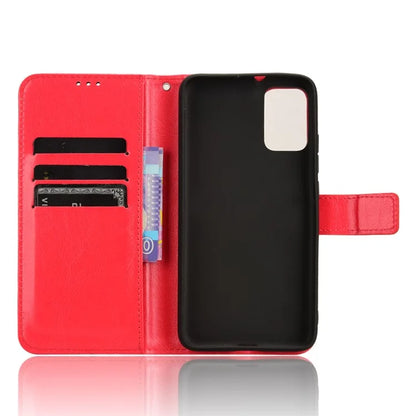 For TCL 502 Phone Case Crazy Horse Texture PU Leather Wallet Flip Cover