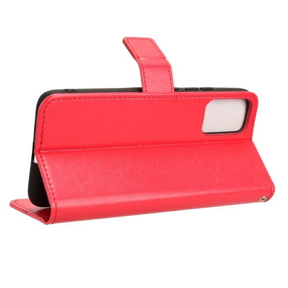 For TCL 502 Phone Case Crazy Horse Texture PU Leather Wallet Flip Cover