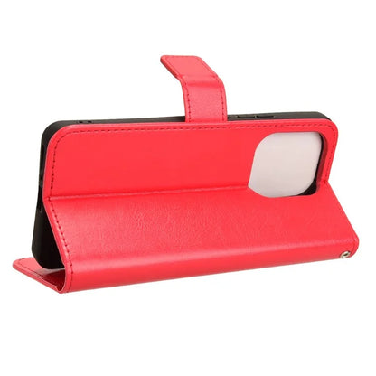 For Xiaomi Redmi Note 13 4G Wallet Leather Phone Case Crazy Horse Texture