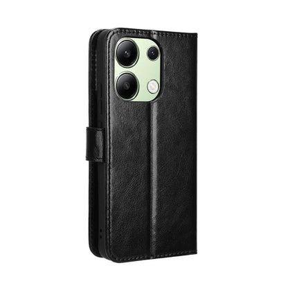 For Xiaomi Redmi Note 13 4G Wallet Leather Phone Case Crazy Horse Texture
