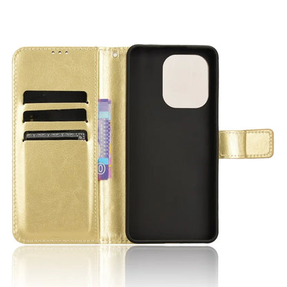 For Xiaomi Redmi Note 13 4G Wallet Leather Phone Case Crazy Horse Texture
