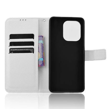 For Xiaomi Redmi Note 13 4G Wallet Phone Case Diamond Texture PU Leather Cover
