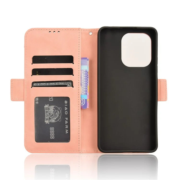 For Xiaomi Redmi Note 13 4G Leather Case Phone Cover with Multi Card Slots