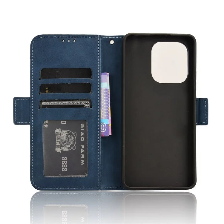 For Xiaomi Redmi Note 13 4G Leather Case Phone Cover with Multi Card Slots