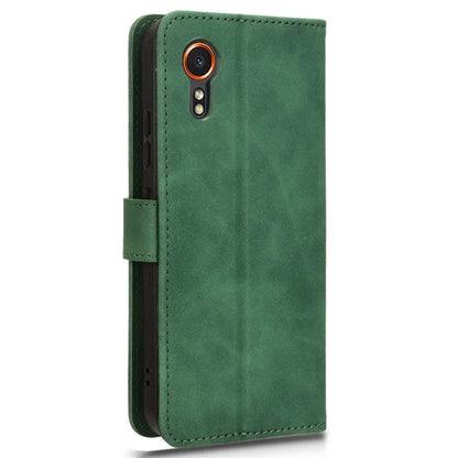 For Samsung Galaxy Xcover 7 Cell Phone Case Skin-touch Folio PU Leather Wallet Cover