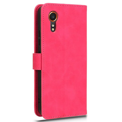 For Samsung Galaxy Xcover 7 Cell Phone Case Skin-touch Folio PU Leather Wallet Cover