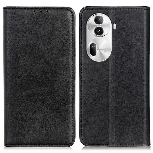 For Oppo Reno11 Pro 5G (Global) / Reno11 (China) 5G Split Leather Wallet Phone Case Magnetic Absorption Cover