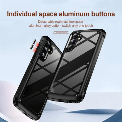 For Samsung Galaxy A24 4G (162.1 x 77.6 x 8.3mm) Phone Case Hard PC + Soft TPU Protective Cover