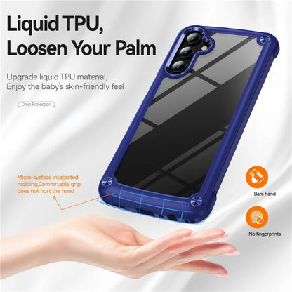 For Samsung Galaxy A24 4G (162.1 x 77.6 x 8.3mm) Phone Case Hard PC + Soft TPU Protective Cover