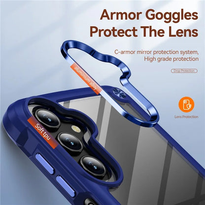 For Samsung Galaxy A24 4G (162.1 x 77.6 x 8.3mm) Phone Case Hard PC + Soft TPU Protective Cover