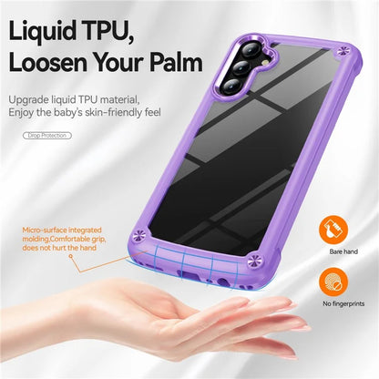 For Samsung Galaxy A24 4G (162.1 x 77.6 x 8.3mm) Phone Case Hard PC + Soft TPU Protective Cover