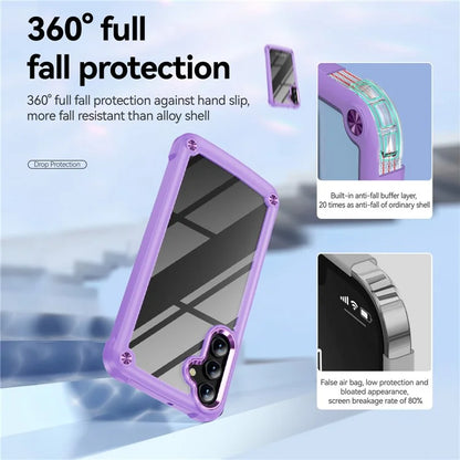For Samsung Galaxy A24 4G (162.1 x 77.6 x 8.3mm) Phone Case Hard PC + Soft TPU Protective Cover