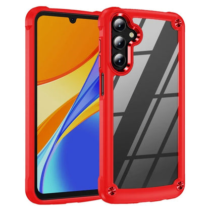 For Samsung Galaxy A24 4G (162.1 x 77.6 x 8.3mm) Phone Case Hard PC + Soft TPU Protective Cover