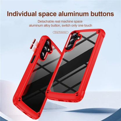 For Samsung Galaxy A24 4G (162.1 x 77.6 x 8.3mm) Phone Case Hard PC + Soft TPU Protective Cover