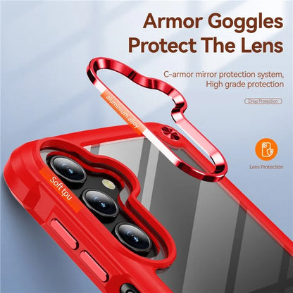 For Samsung Galaxy A24 4G (162.1 x 77.6 x 8.3mm) Phone Case Hard PC + Soft TPU Protective Cover