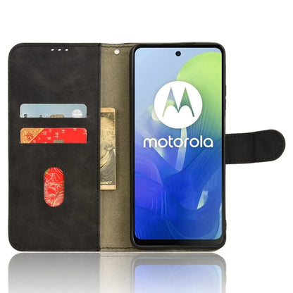 For Motorola Moto G04 4G / G24 4G Case Skin-Feel PU Leather Flip Phone Cover with Wallet