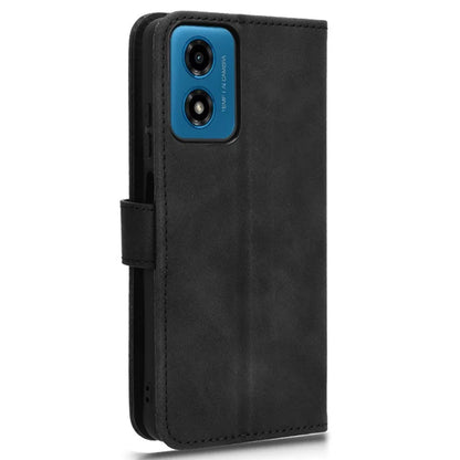 For Motorola Moto G04 4G / G24 4G Case Skin-Feel PU Leather Flip Phone Cover with Wallet