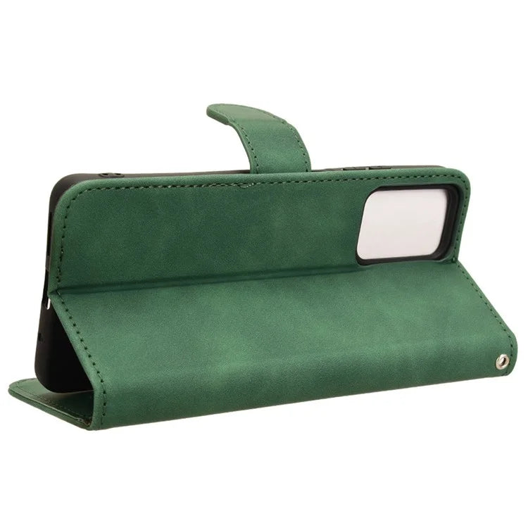 For Motorola Moto G04 4G / G24 4G Case Skin-Feel PU Leather Flip Phone Cover with Wallet