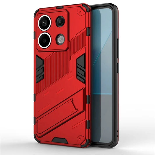 For Xiaomi Redmi Note 13 Pro 5G / Poco X6 5G Kickstand Case TPU + PC Phone Back Cover