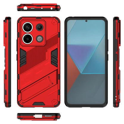 For Xiaomi Redmi Note 13 Pro 5G / Poco X6 5G Kickstand Case TPU + PC Phone Back Cover