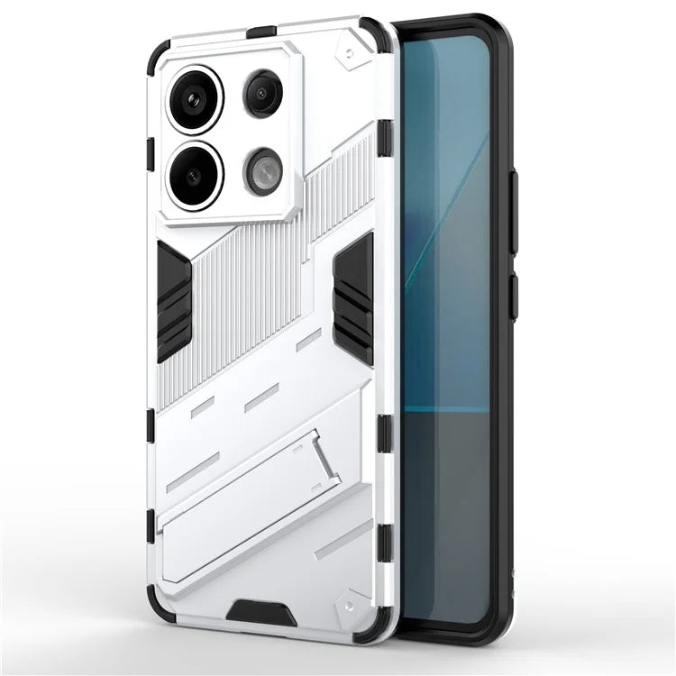 For Xiaomi Redmi Note 13 Pro 5G / Poco X6 5G Kickstand Case TPU + PC Phone Back Cover