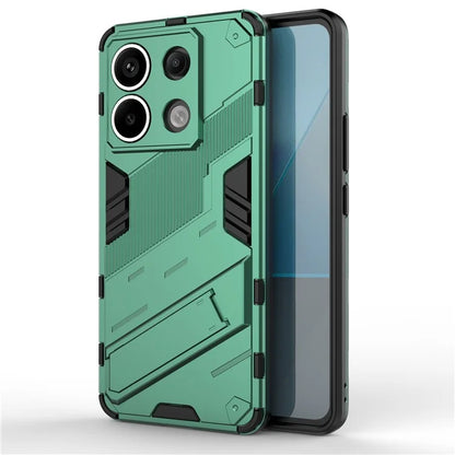 For Xiaomi Redmi Note 13 Pro 5G / Poco X6 5G Kickstand Case TPU + PC Phone Back Cover