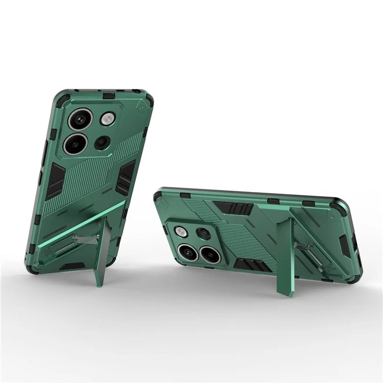 For Xiaomi Redmi Note 13 Pro 5G / Poco X6 5G Kickstand Case TPU + PC Phone Back Cover